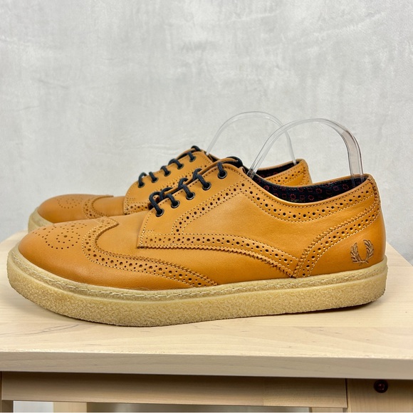 Fred Perry Other - Fred Perry x Drakes London Leather Wingtip Derby Oxford Lace‎ Up Shoes Size 12